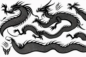 DRAGON JAPANESE tattoo idea