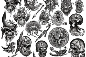 Poseidon tattoo idea