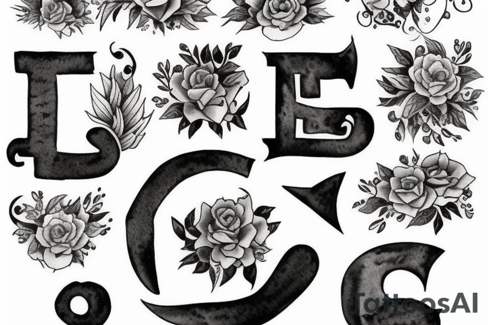 AD Initial tattoo idea
