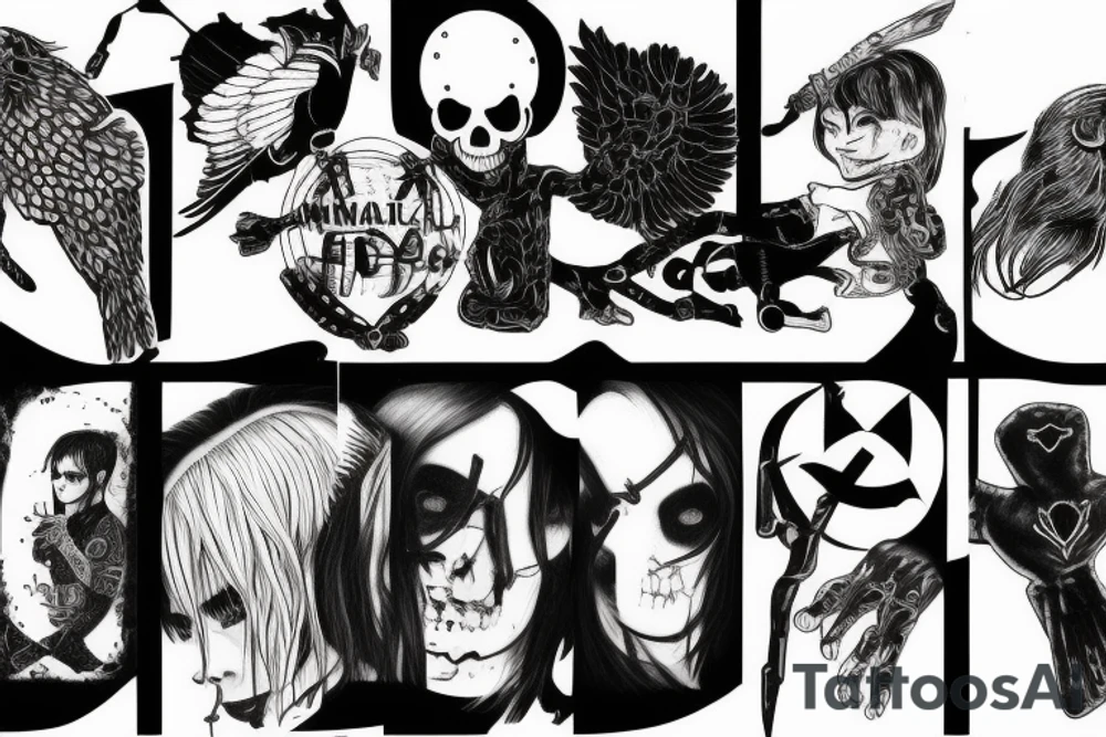 My Chemical Romance Awake and Unafraid tattoo idea