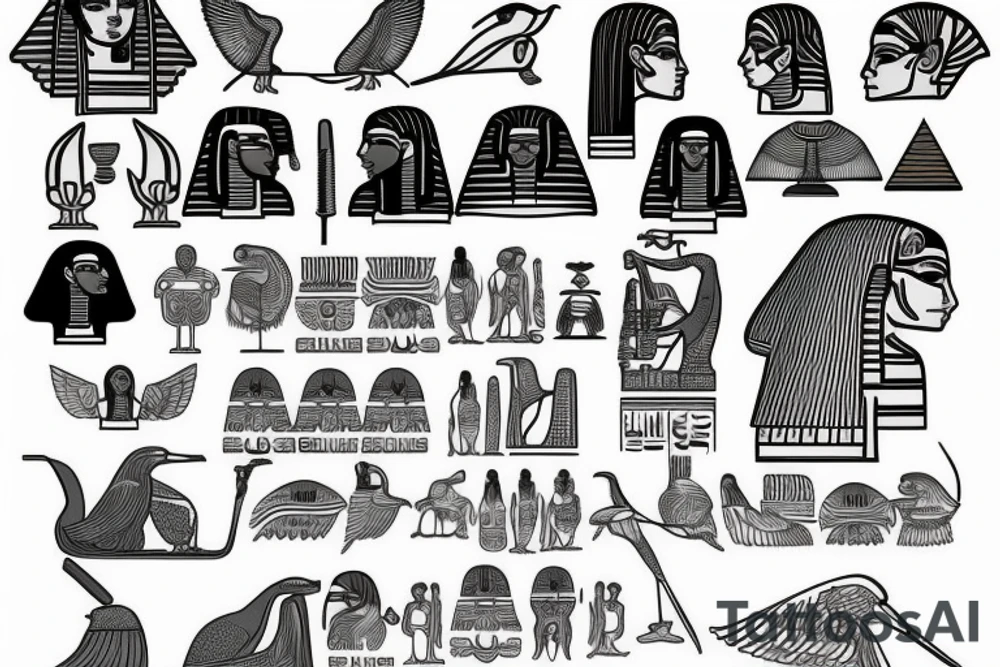Egyptian tattoo idea