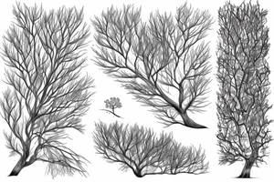 Tamarisk tree tattoo idea