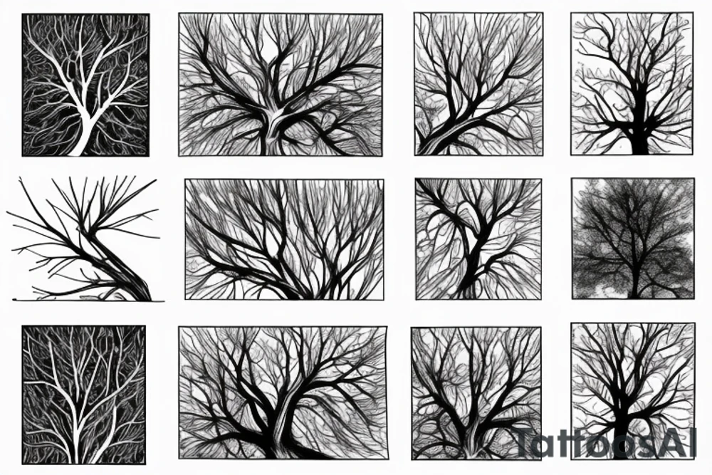 Tamarisk tree tattoo idea