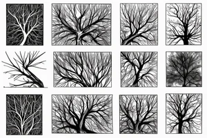 Tamarisk tree tattoo idea
