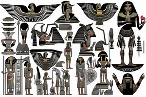 Egyptian tattoo idea