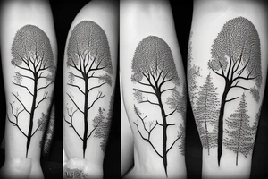 Tamarisk tree tattoo idea