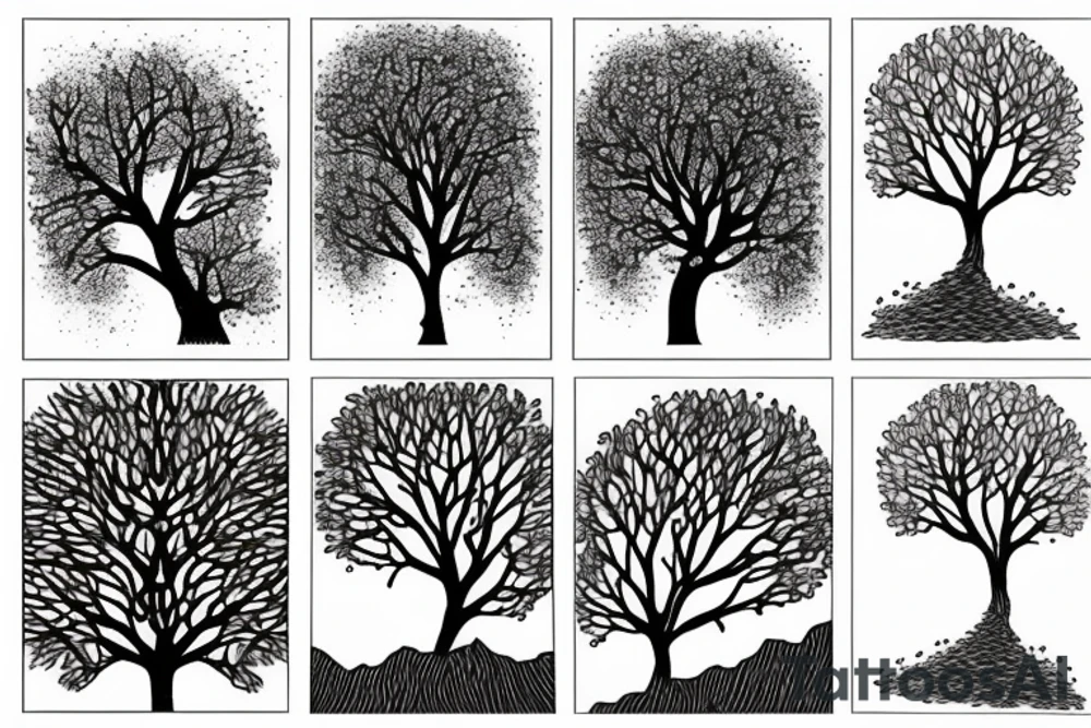 Tamarisk tree tattoo idea