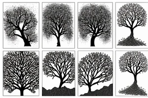 Tamarisk tree tattoo idea