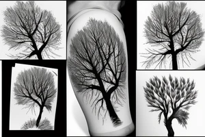 Tamarisk tree tattoo idea