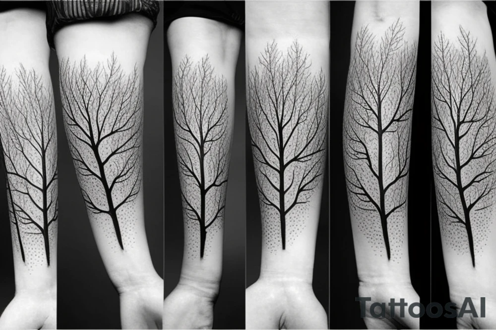 Tamarisk tree tattoo idea