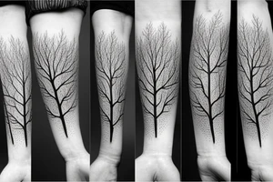 Tamarisk tree tattoo idea