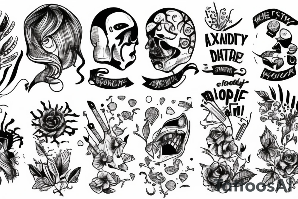 Anxiety tattoo idea