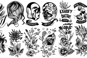 Anxiety tattoo idea
