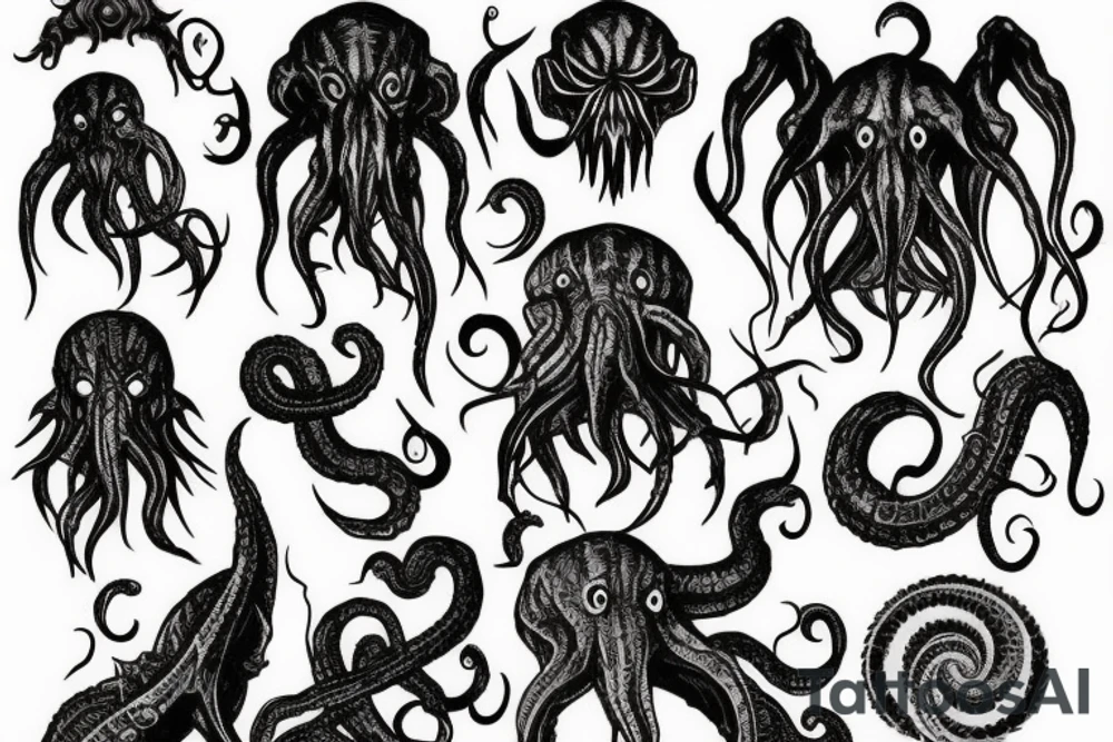 Cthulhu's appearance in the Apocolypse tattoo idea