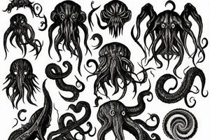 Cthulhu's appearance in the Apocolypse tattoo idea