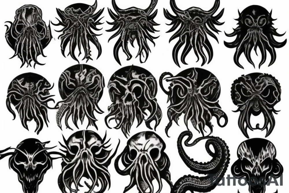 Cthulhu's appearance in the Apocolypse tattoo idea