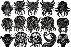 Cthulhu's appearance in the Apocolypse tattoo idea
