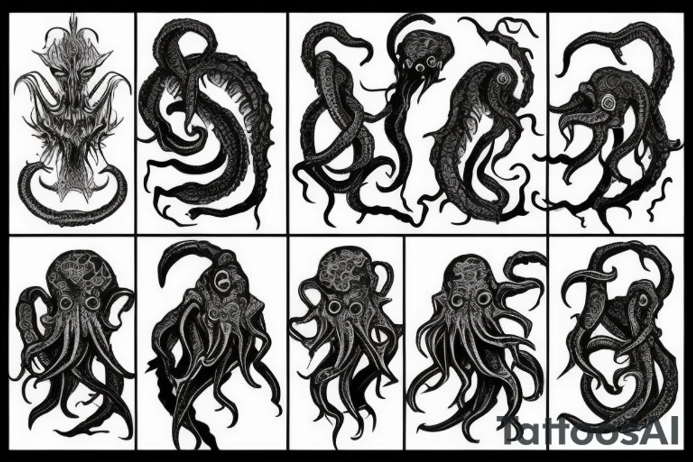 Cthulhu's appearance in the Apocolypse tattoo idea