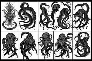 Cthulhu's appearance in the Apocolypse tattoo idea