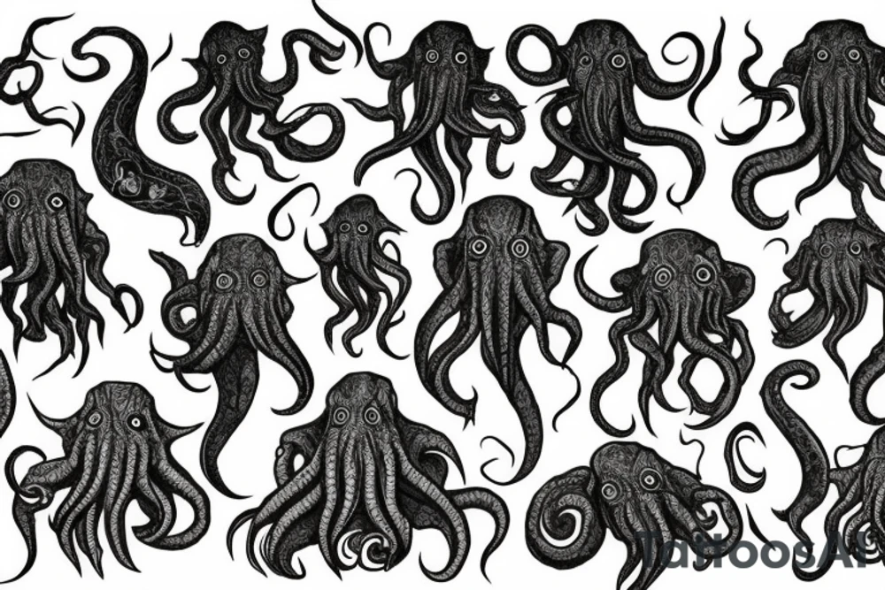 Cthulhu's appearance in the Apocolypse tattoo idea
