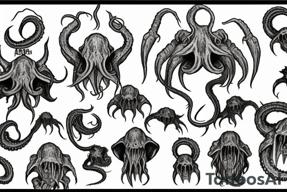 Cthulhu's appearance in the Apocolypse tattoo idea