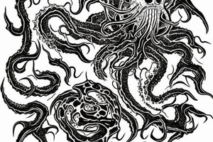 Cthulhu's appearance in the Apocolypse tattoo idea