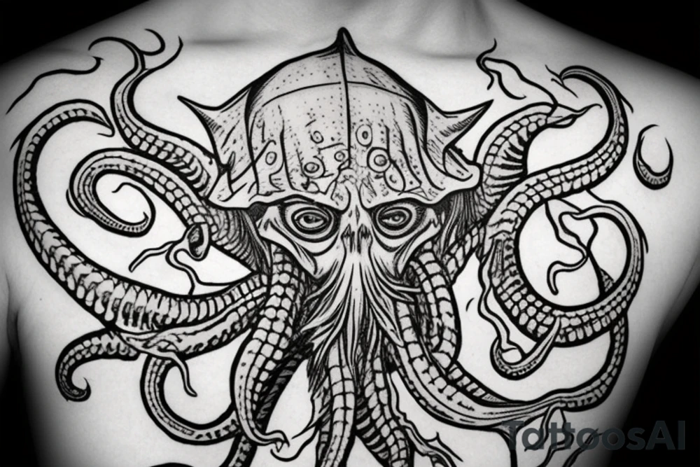 Cthulhu's appearance in the Apocolypse tattoo idea
