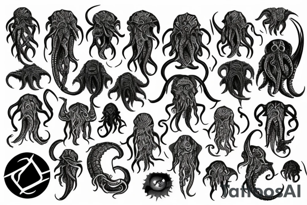 Cthulhu's appearance in the Apocolypse tattoo idea