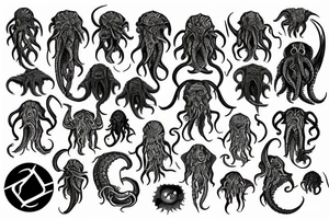 Cthulhu's appearance in the Apocolypse tattoo idea