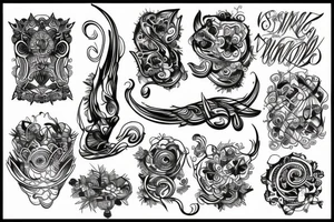 abstract tattoo idea