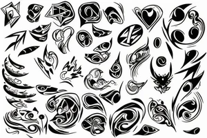 abstract tattoo idea