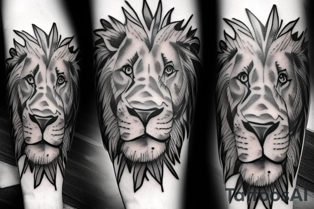 lions tattoo idea
