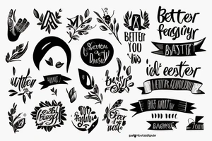 frase: BETTER THAN YESTERDAY tattoo idea