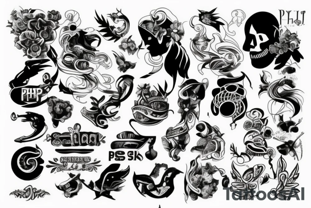 Php css tattoo idea