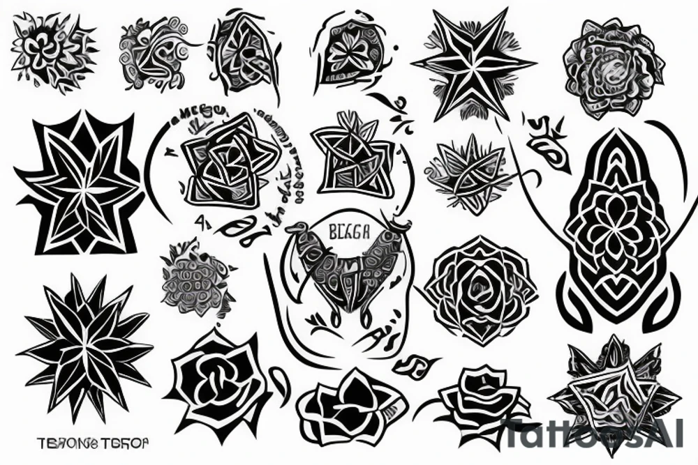 Text “dias buenos” tattoo idea