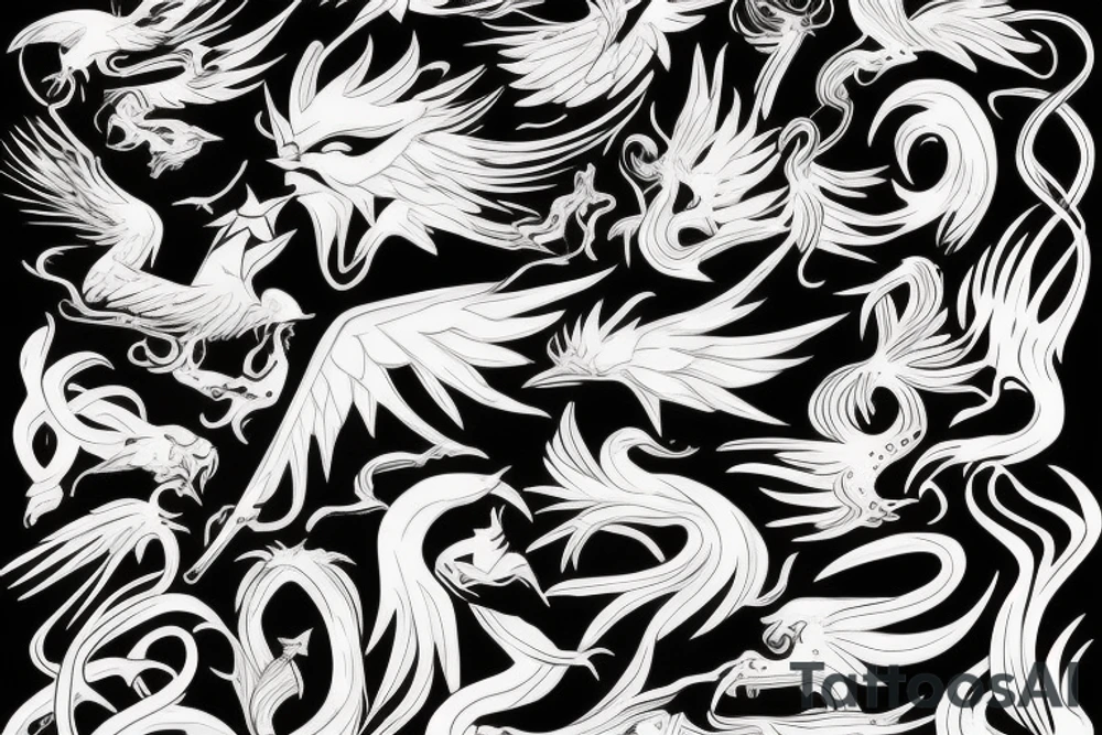 phoenix reborn tattoo idea
