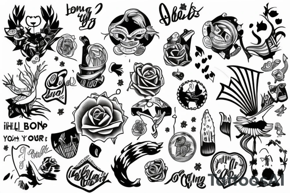 Float along - Fill your lungs tattoo idea