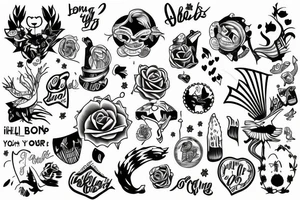 Float along - Fill your lungs tattoo idea