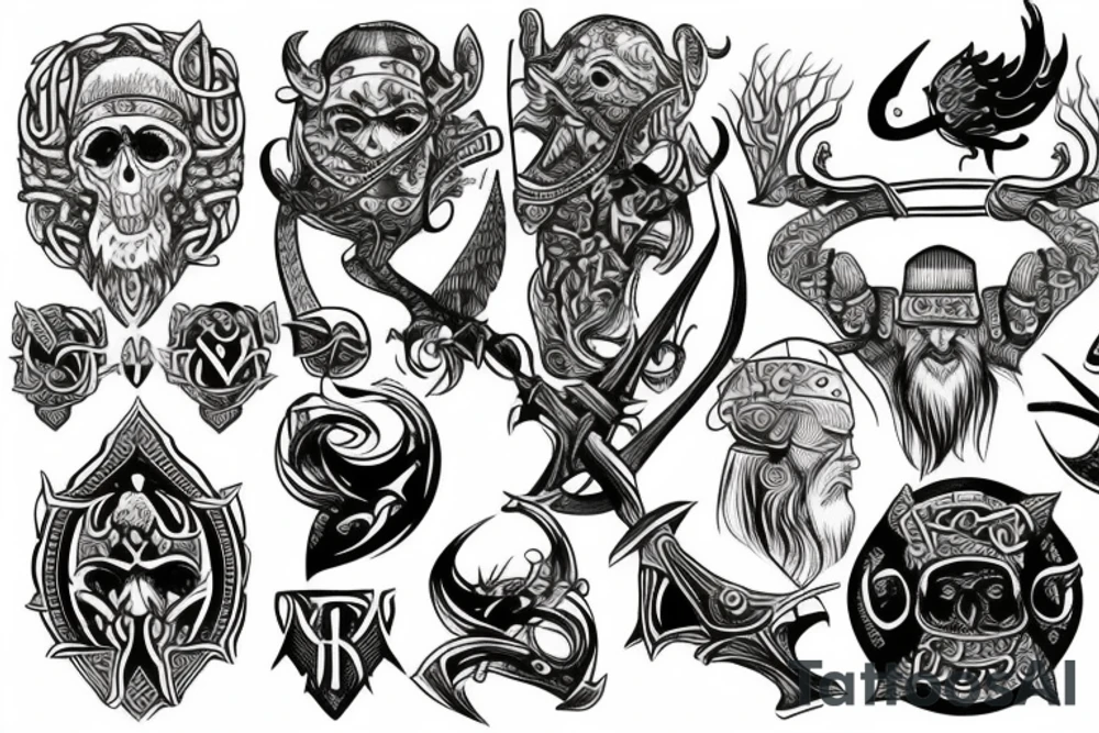 Viking tattoo idea