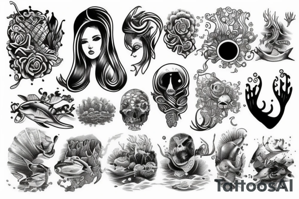 Ocean tattoo idea