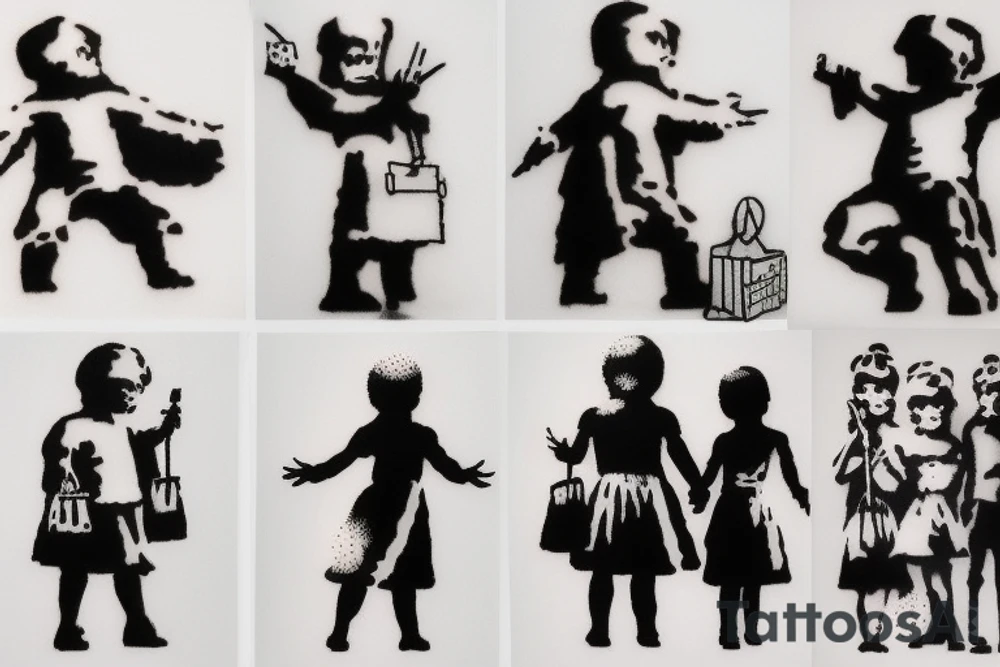 banksy tattoo idea