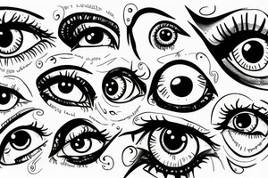 Eyeballs tattoo idea