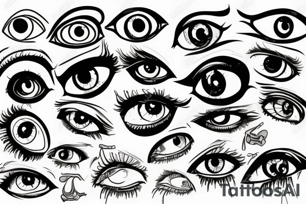 Eyeballs tattoo idea