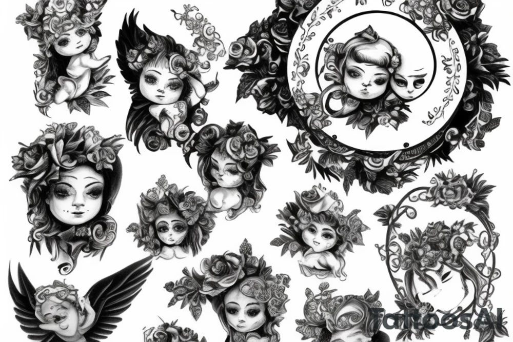 cherub tattoo idea
