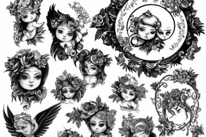 cherub tattoo idea
