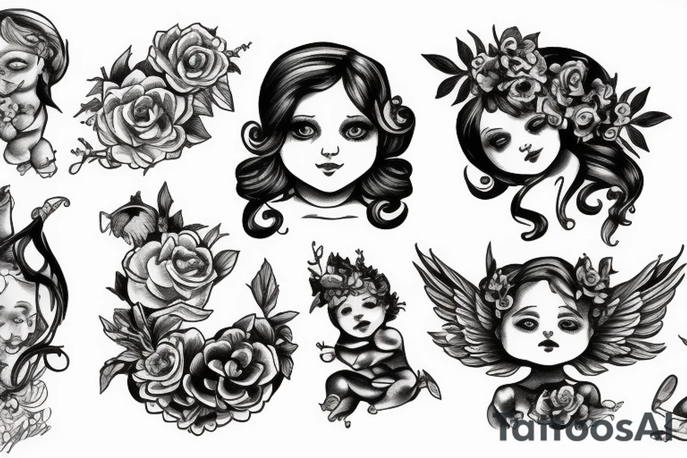cherub tattoo idea
