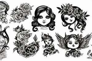 cherub tattoo idea