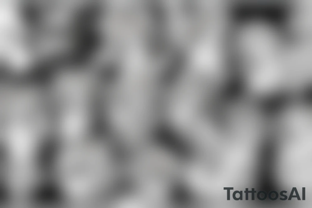 cherub angel faces tattoo idea