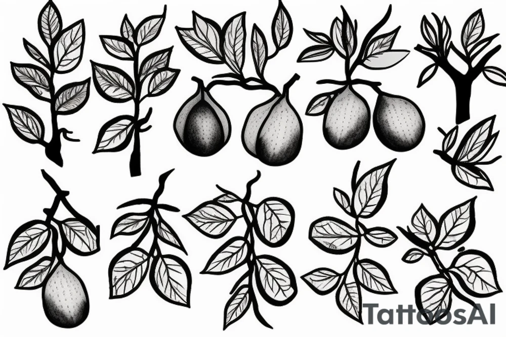 fig tree tattoo idea