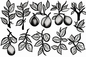 fig tree tattoo idea